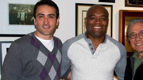 El elenco del filme  Marty Sader, Anderson Silva y  Eward James Olmos.