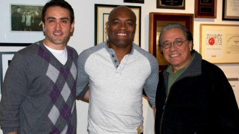 El elenco del filme  Marty Sader, Anderson Silva y  Eward James Olmos.