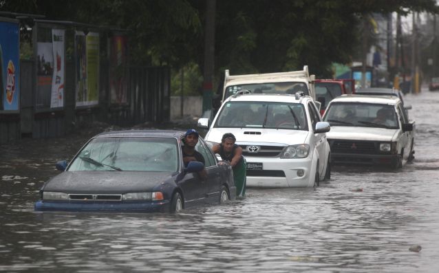 La tormenta tropical Chantal provocó fuertes aguaceros e inundaciones en varios poblados de República Dominicana.