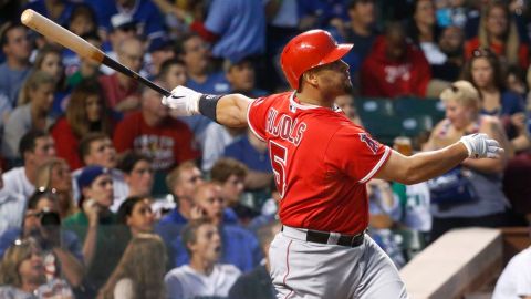 El dominicano Pujols conectó su cuadrangular 15 de la temporada.