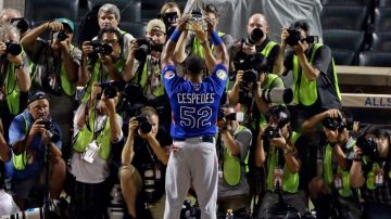 Céspedes dio una muestra de poder a lo largo del evento que se celebra en la casa de los Mets.