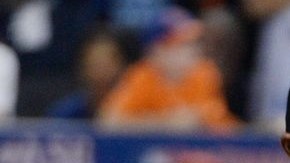 'Espero ser algún día como tú', dijo Pérez (d) a Rivera tras recibir sus lanzamientos en el Juego de Estrellas.