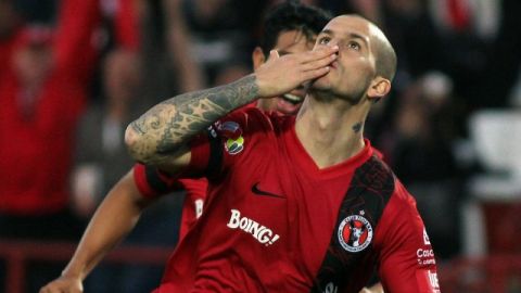 Darío Benedetto, de Xolos de Tijuana, lleva doblete hasta el momento