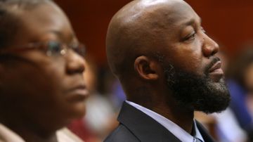 Los padres de Trayvon Martin, Tracy Martin y Sybrina Fulton, durante el juicio contra Zimmerman.
