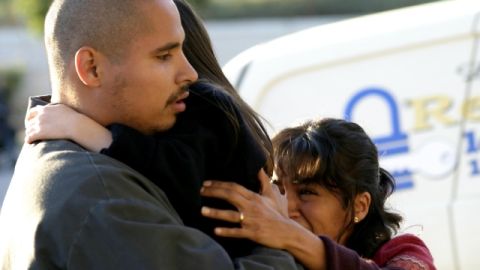 El actor Michael Peña en un momento de la cinta 'Crash'.