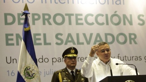 El presidente de El Salvador, Mauricio Funes.