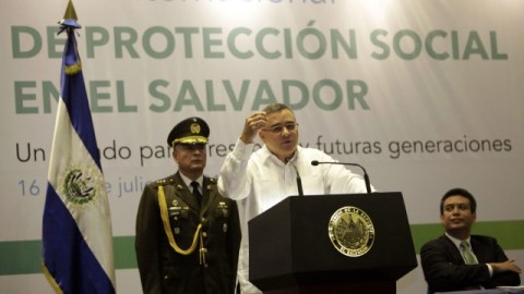 El presidente de El Salvador, Mauricio Funes.