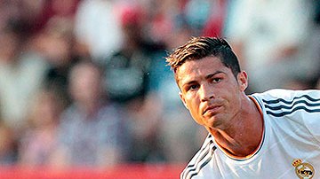 Cristiano Ronaldo en acción el domingo 21 de julio.