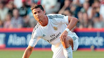 Cristiano Ronaldo en acción el domingo 21 de julio.