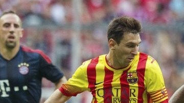 Lionel Messi fue titular en la derrota del Barcelona ante Bayern Múnich, en partido amistoso disputado este martes