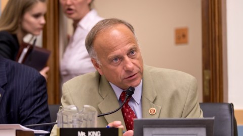 Las opiniones del polémico congresista Steve King crean problemas, pero en materia de inmigración son apoyadas mayormente en su partido.