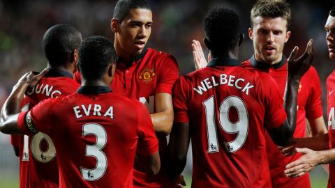 El Manchester United no tuvo problemas para ganar el amistoso.