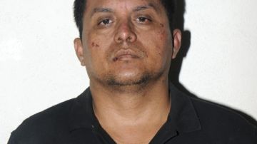 El presunto capo Miguel Treviño, detenido por infantes de la Marina.