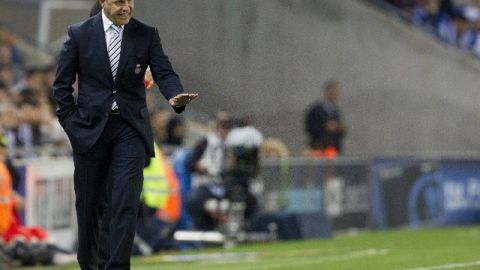 Javier Aguirre, técnico del Espanyol de Barcelona