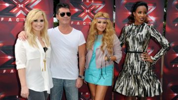 Demi Lovato, Simon Cowell, Paulina Rubio y Kelly Rowland son los jueces de 'The X Factor'.