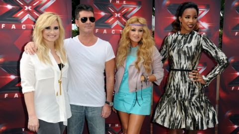 Demi Lovato, Simon Cowell, Paulina Rubio y Kelly Rowland son los jueces de 'The X Factor'.
