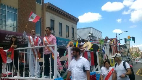 Una carroza en la actividad en Nueva Jersey.