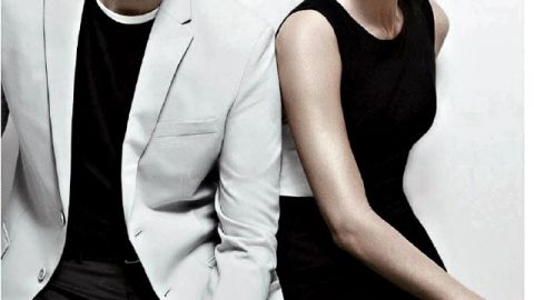 La clásica combinación del blanco y negro es una solución elegante.