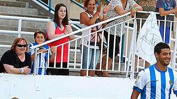 El mexicano tuvo buena actuación en el partido de pretemporada de la Real Sociedad.