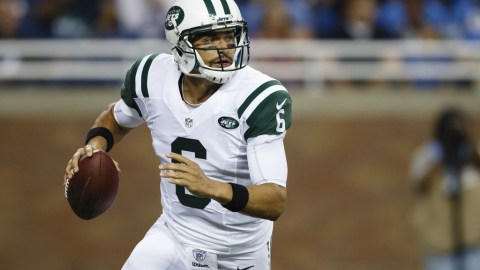 Mark Sánchez no dio un buen juego ante Detroit.