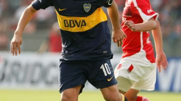 Juan Román Riquelme. el genio del mediocampo de Boca Juniors.