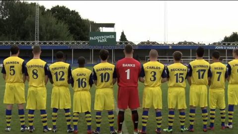 Un 11 increíble el que reunió el Farnborough FC.