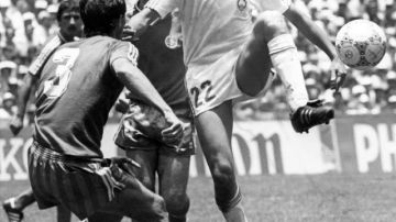 Manuel Negrete, quien vistió la camiseta de El Tri en México 1986 cuando metió uno de los goles más hermosos en copas mundiales.