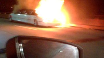 Imagen de un video que fue grabado por Roxana y Carlos Guzmán el sábado 4 de mayo, la noche del accidente.