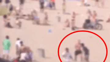 La playa de Gdynia fue el escenario de la pelea 'campal' entre marinos mexicanos y un grupo de polacos