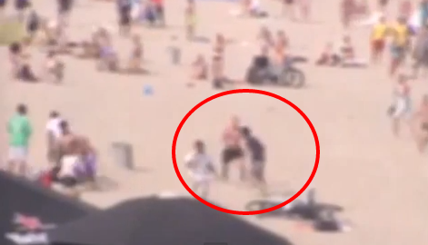 La playa de Gdynia fue el escenario de la pelea 'campal' entre marinos mexicanos y un grupo de polacos