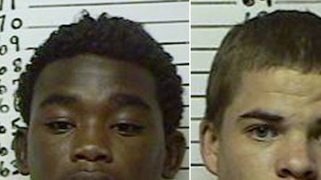 De izq. a der.: James Francis  Edwards Jr. (de 15 años), Michael Dewayne  Jones (17) y  Chancey Allen Luna (16), todos de Duncan, Oklahoma.