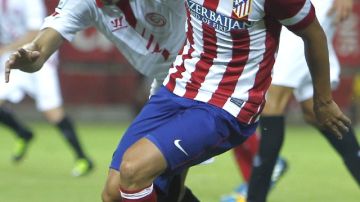 David Villa, exBarcelona y ahora  delantero del Atlético de Madrid.
