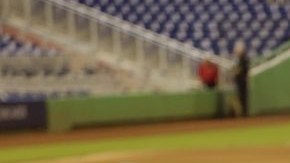 Puig fue el primero en llegar a las prácticas en Miami.