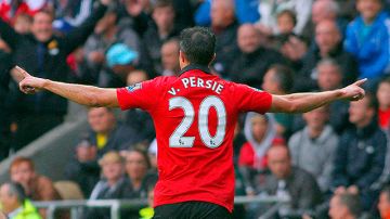 Una gran figura del Manchester United, Van Persie.