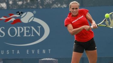 La boricua Mónica Puig entrenó en el Centro Nacional de Tenis previo a su participación en el Abierto de Estados Unidos.