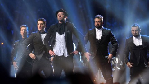 Timberlake se apoderó de la ceremonia con la esperada reunión de `N Sync.