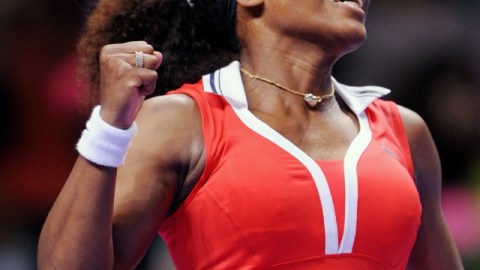 Serena se asustó en el primer set.