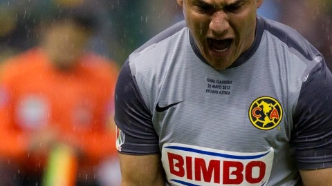 Moisés Muñoz, portero del América, que se ha convertido en ídolo de la afición.
