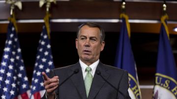 El republicano John Boehner, líder del Congreso recordó que la declaratoria de guerra debe pasar por la cámara.