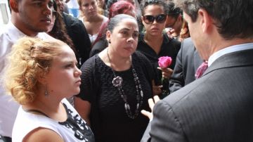 Familiares de Katherine Germán llegaron ayer hasta la corte tras asistir al funeral de la hispana.