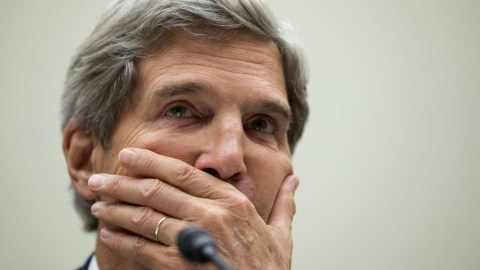 Contundente la expresión del secretario de Estado, John Kerry, durante la audiencia ante los senadores hoy.