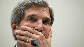 Contundente la expresión del secretario de Estado, John Kerry, durante la audiencia ante los senadores hoy.