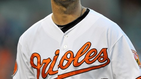 Miguel González, pitcher de los Orioles