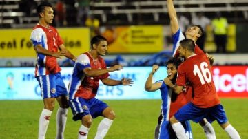 Randall Brenes consiguió el gol de Costa Rica frente a Jamaica
