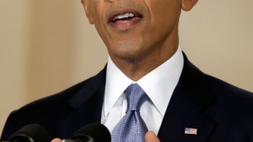 El presidente Barack Obama durante su alocución.