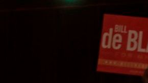 Bill de Blasio confiado anoche en que sin dudas es el candidato de los demócratas a la alcaldía de la Ciudad de Nueva York.