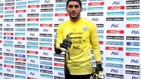 Jesús Corona, portero del Cruz Azul y de la selección mexicana.