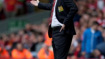 David Moyes, técnico  del Manchester United.
