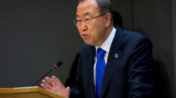 El secretario general de la ONU, Ban Ki-moon, sostuvo que el reporte será "abrumador".
