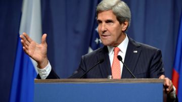 El Secretario de Estado estadounidense, John Kerry.